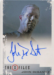 X-Files Season 10 & 11 Autograph Card John DeSantis as Band-Aid Nose Man