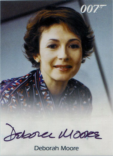 James Bond Archives 2017 Final Autograph Card Deborah Moore as Flight Attendant