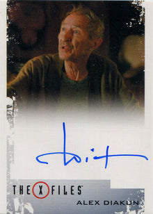 X-Files Season 10 & 11 Autograph Card Alex Diakun as Manager