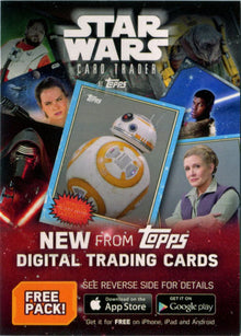 Star Wars Rogue One Series 1 Digital Trading Card Pack Redemption Chase Card