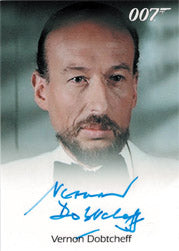 James Bond 50th Anniversary Series 1 Autograph Card by Vernon Dobtcheff