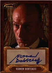 Indiana Jones Heritage Vernon Dobtcheff Autograph Card