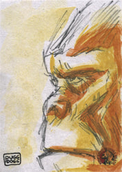 King Kong 5finity JAM 2011 Sketch Card by Pugg Dogg
