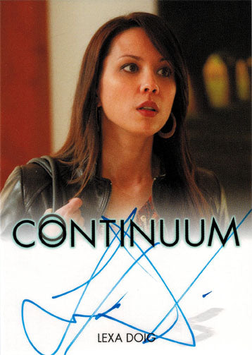 Continuum Seasons 1 and 2 Autograph Card Lexa Doig as Sonya Valentine