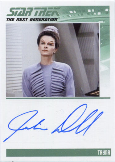 Star Trek TNG Portfolio Prints S1 Autograph Card Juliana Donald as Tayna