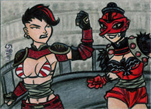 Female Persuasion Series 5 TFP5 5fini3 Sketch Card by William Donley 1 of 3