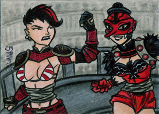 Female Persuasion Series 5 TFP5 5fini3 Sketch Card by William Donley 1 of 3
