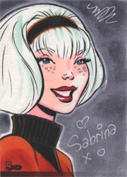 The Female Persuasion Sketch Card by Michael Dooney of Sabrina