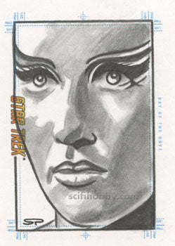 Star Trek TOS Portfolio Prints Sketch Card Day of the Dove by Sean Pence