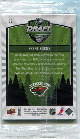 Upper Deck Hockey 2011 NHL Draft Redemption Complete 6-Card Set D1 thru D6
