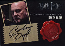 Harry Potter Deathly Hallows Part 2 Autograph Card by Graham Duff