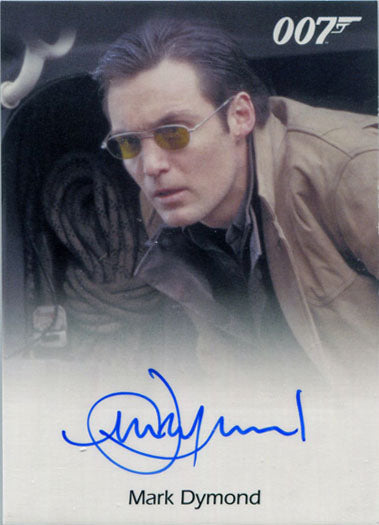 James Bond Archives 2017 Final Autograph Card Mark Dymond as Van Bierk