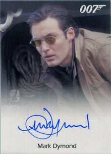 James Bond Archives 2017 Final Autograph Card Mark Dymond as Van Bierk