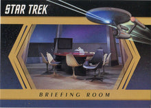 Star Trek TOS Captains Collection Inside Enterprise Card E2 Briefing Room
