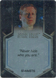 Star Trek Discovery Season 2 Expressions Of Heroism Metal Card E48 Paul Stamets