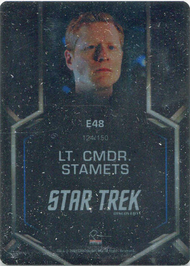 Star Trek Discovery Season 2 Expressions Of Heroism Metal Card E48 Paul Stamets