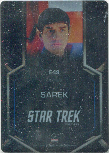 Star Trek Discovery Season 2 Expressions Of Heroism Metal Card E49 Sarek 142/150