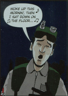 Ghostbusters Sing For Your Specter E4 Foil Parallel Chase Card