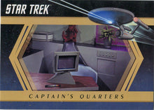Star Trek TOS Captains Collection Inside Enterprise Card E5 Captains Quarters