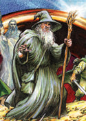 Lord of the Rings Masterpieces Complete 6 Card Foil Etched Puzzle Chase Card Set