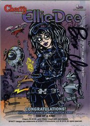 Cherry and Friends Ellie Dee Sketch Card by Benn Dunn & Bianca Thompson V2