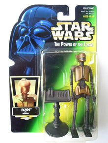 Star Wars POTF EV-9D9 Action Figure Green Card