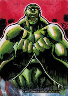 Captain America Movie 2 Winter Soldier Sketch Card by Harold Edge
