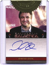 Battlestar Galactica Season 4 Autograph Card by David Eick Executive Producer