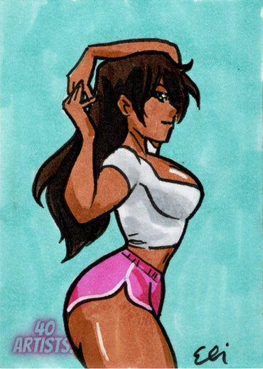 5finity 2022 40 Artists! Sketch Card Eli Benik