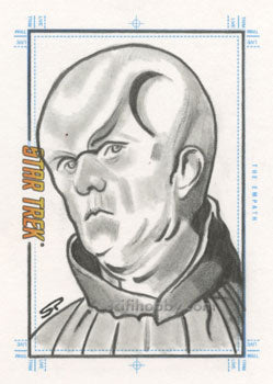 Star Trek TOS Portfolio Prints Sketch Card The Empath by Sean Pence