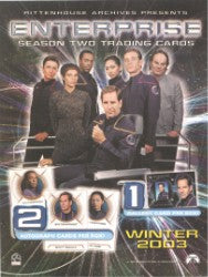 Star Trek Enterprise Season 2 Trading Card Sell Sheet