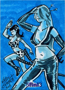 Female Persuasion Series 5 TFP5 5fini3 Sketch Card by Kelly Everaert 3 of 3