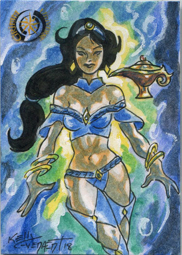 Grimm Universe 5finity 2018 Sketch Card by Kelly Everaert