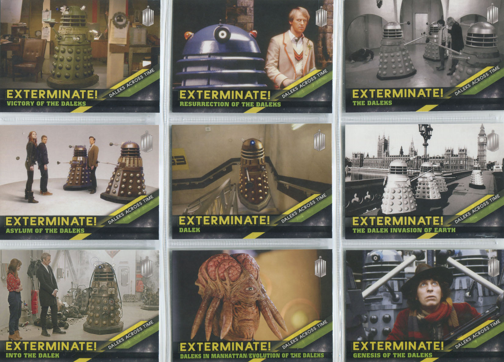 Doctor Who Timeless Exterminate! Complete 10 Card Chase Set