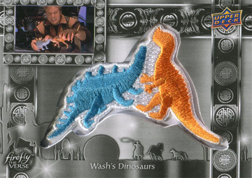 Firefly the Verse Patch Chase Card F-37 Washs Dinosaurs