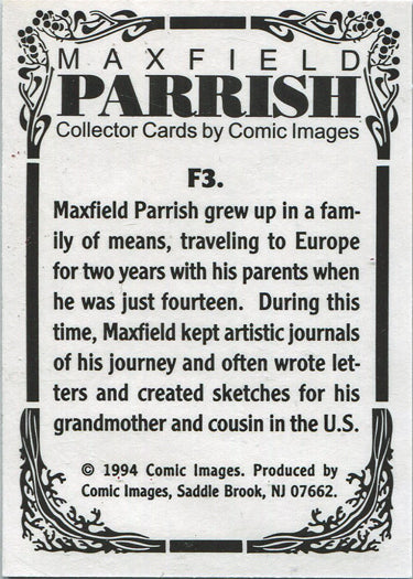 Maxfield Parrish Portrait of America Foil Chase Card F3