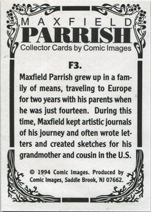 Maxfield Parrish Portrait of America Foil Chase Card F3