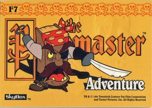 Pagemaster Embossed Foil Chase Card F7 Adventure