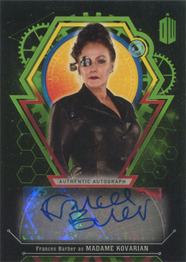 Doctor Who Extraterrestrial Encounters Autograph Card Frances Barber #39/50