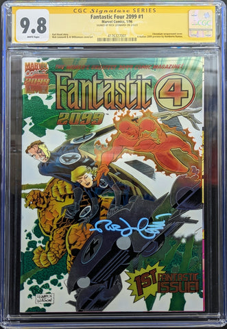 Fantastic Four 2099 #1 CGC 9.8 Signed by Rick Leonardi
