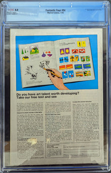 Fantastic Four 94 (1970) Graded CGC 8.0 1st Agatha Harkness