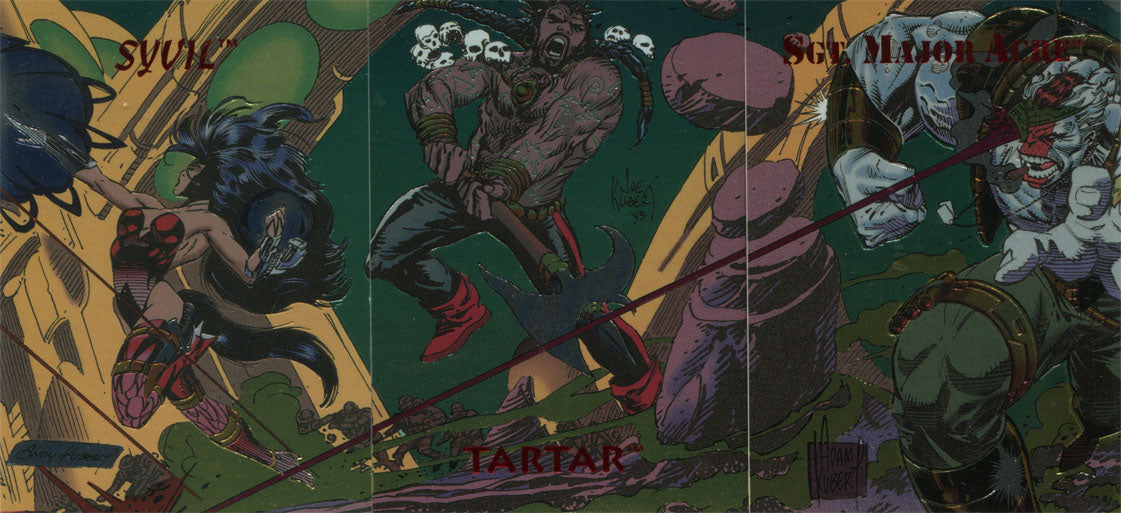 Creators Universe Family Fusion Foil Puzzle Complete 3 Chase Card Set