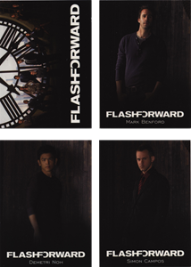 Lost Seasons 1 thru 5 Flash Forward Complete 4 Card Promo Set