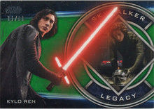 Star Wars Skywalker Saga Skywalker Legacy Green Parallel FT-10 Kylo Ren 91/99