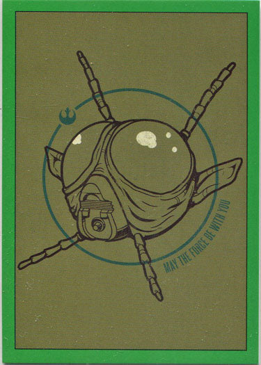 Star Wars Rise Skywalker May Force Be With You Green Parallel Card FWY-3 270/299