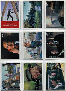 James Bond Archives 2017 For Your Eyes Only Throwback Complete 36 Card Chase Set