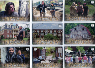 Walking Dead Road To Alexandria Factions Complete 10 Card Chase Set F-1 to F-10