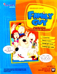 Family Guy Season One Trading Card Sell Sheet