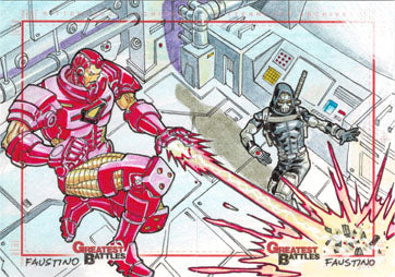 Marvel Greatest Battles 2013 Sketch Card Puzzle by Norman Jim Faustino