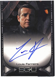 Stargate Universe Season 1 Autograph Card Signed by Louis Ferreira